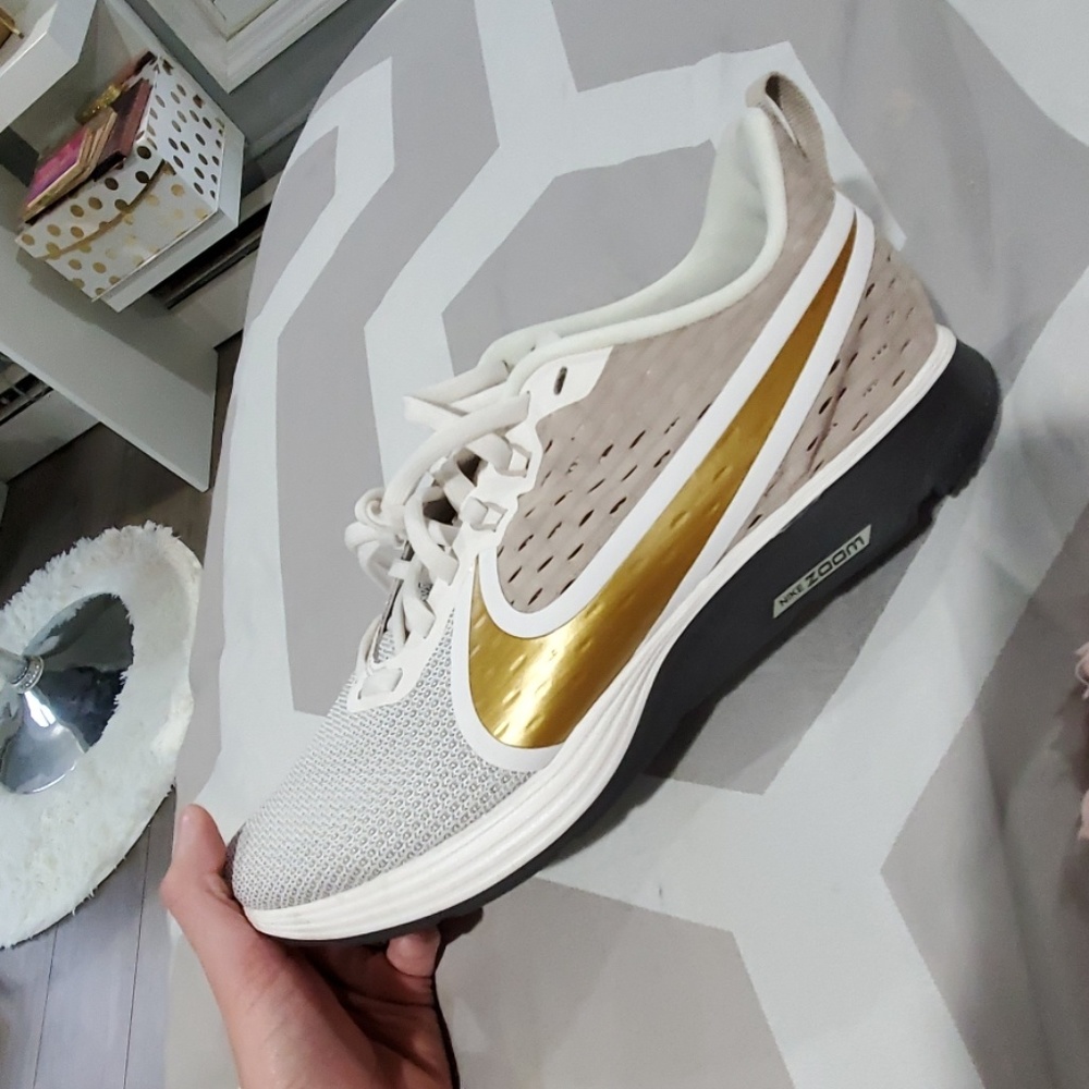 GOLD Nike Shoe